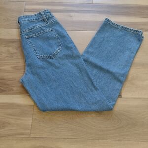 SHEIN Light Blue Straight Jeans